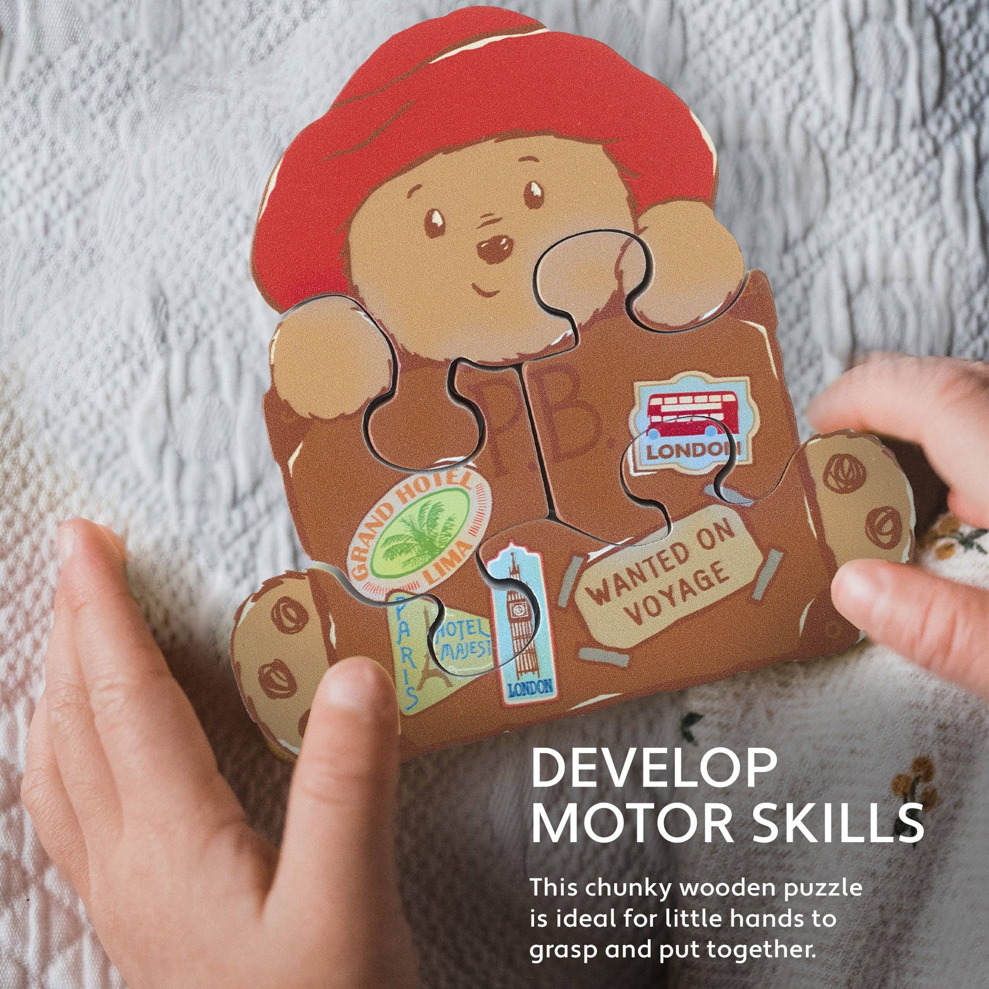 Paddington™ Wooden Puzzle (Suitcase) Orange Tree Toys