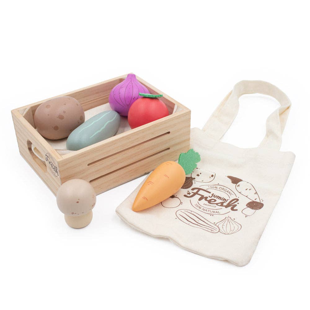 Jumini Play - Food Crates: Essential Groceries Crate Inside Out Toys