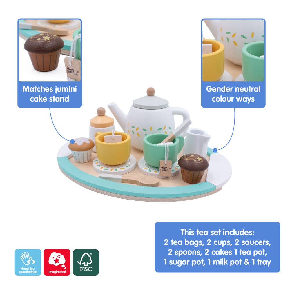 Jumini Play Afternoon Tea Set Inside Out Toys