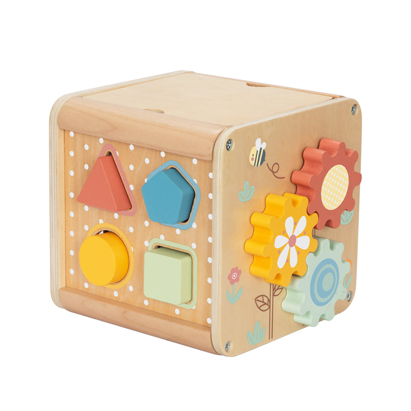 ThinkNest - Wooden Activity Cube SenseNest