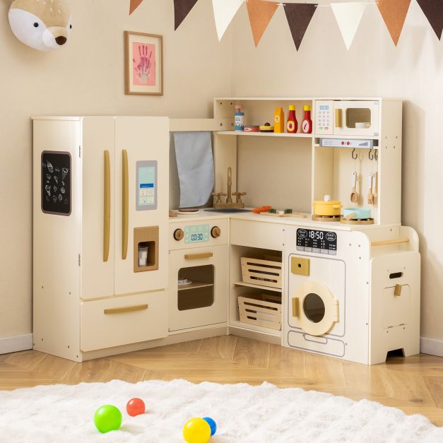 MasterChef - Corner Wooden Play Kitchen SenseNest