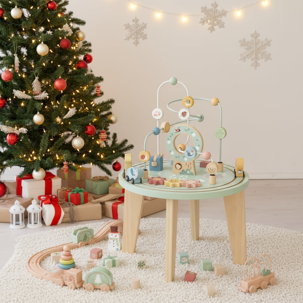 NaturePlay Wooden Activity Table SenseNest