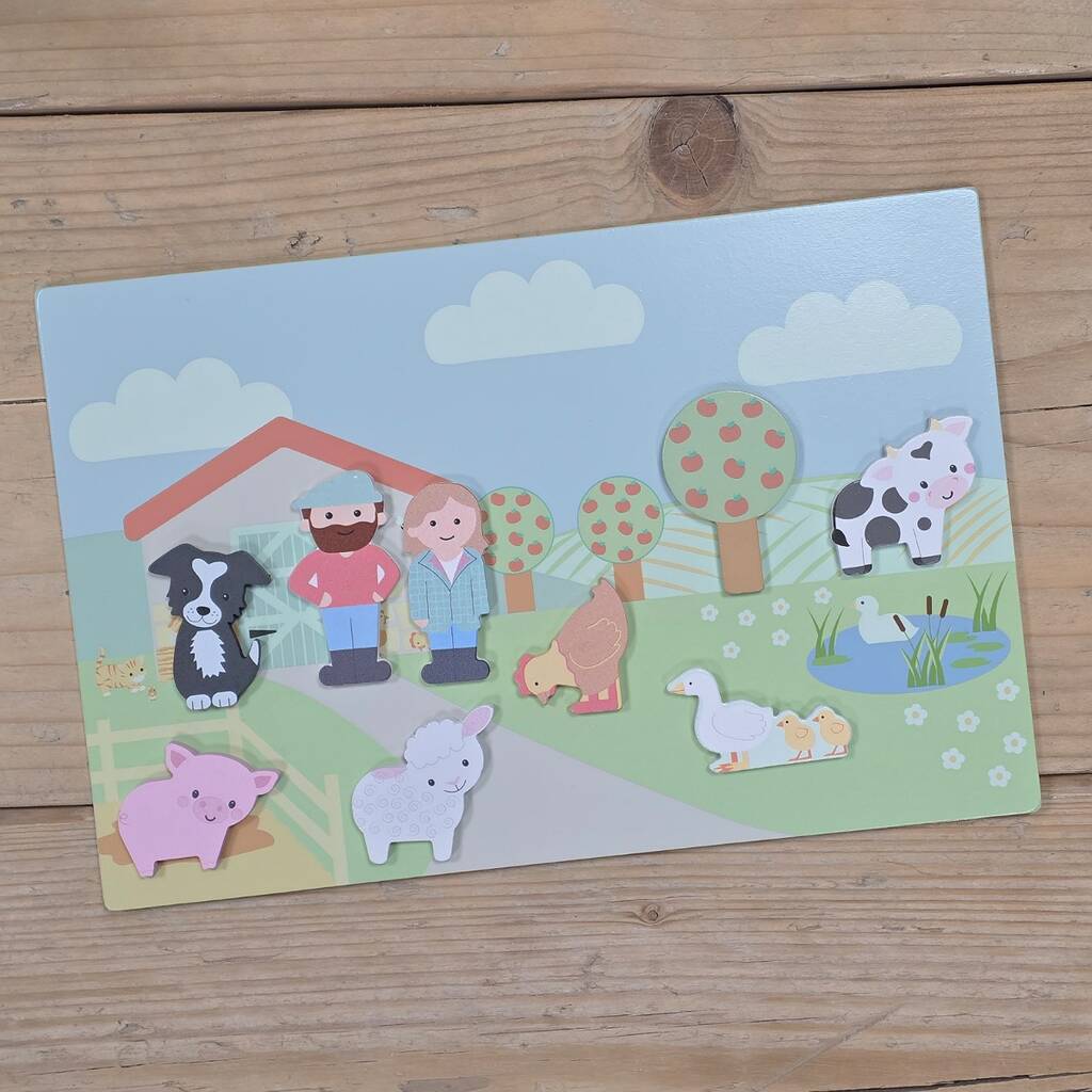 Farmyard Magnetic Picture Board