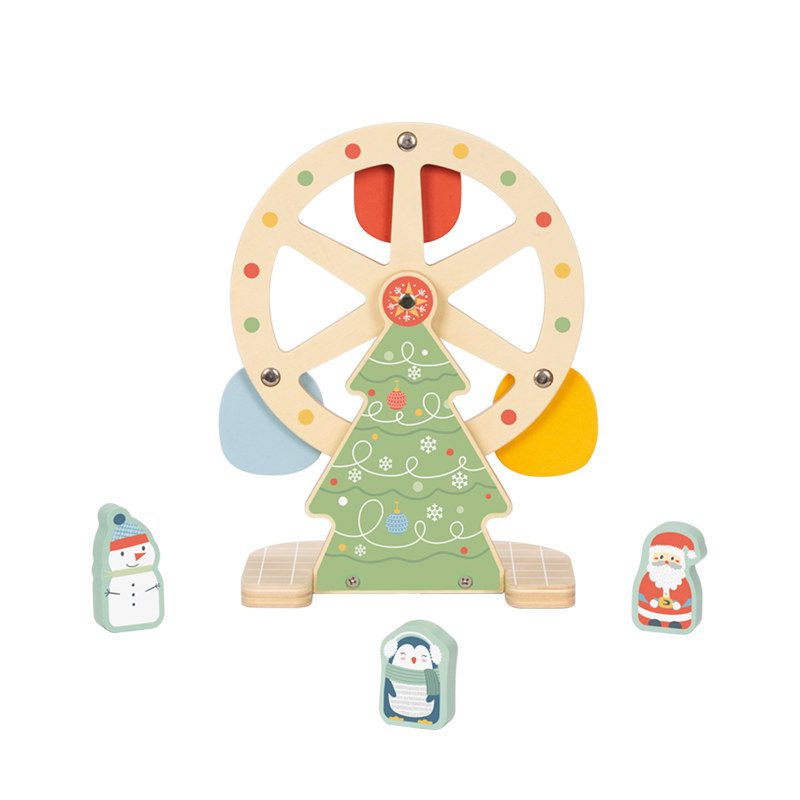 Wooden Christmas Ferris Wheel Toy Ornament SenseNest