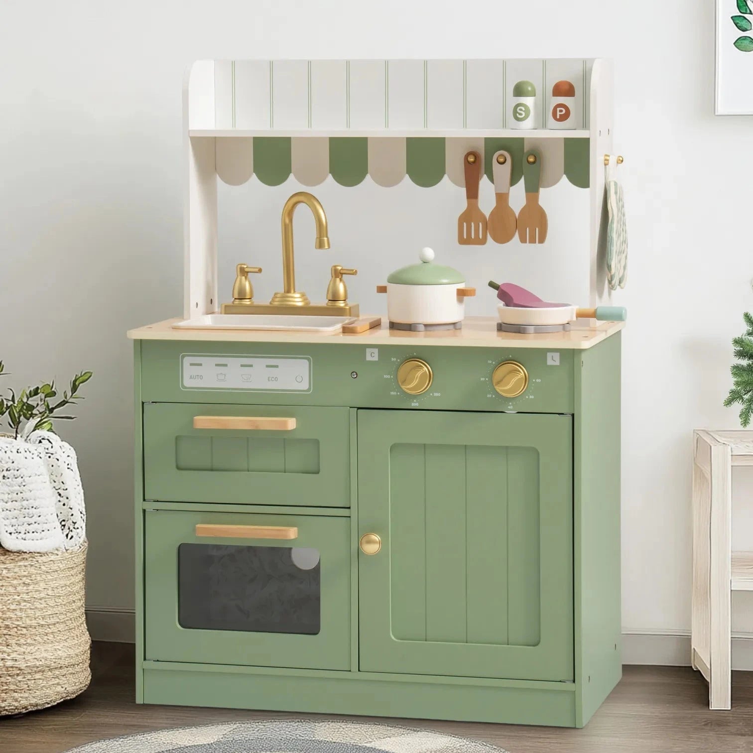 Tiny Chef - Wooden Play Kitchen SenseNest