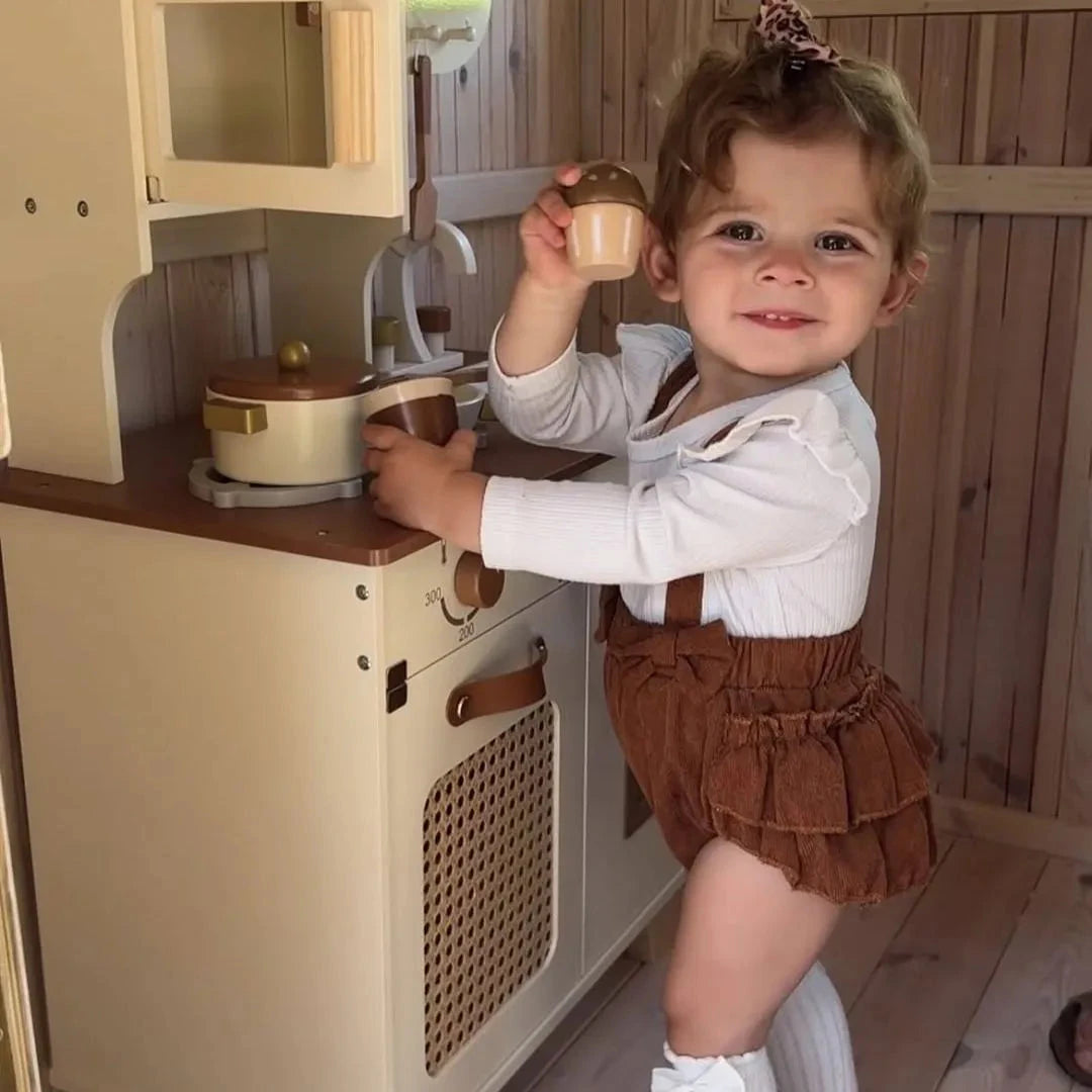 Tiny Chef - Wooden Play Kitchen SenseNest