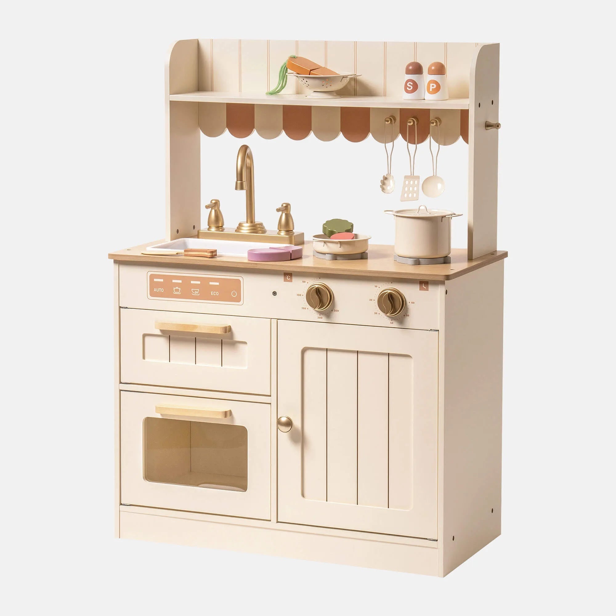 Tiny Chef - Wooden Play Kitchen SenseNest