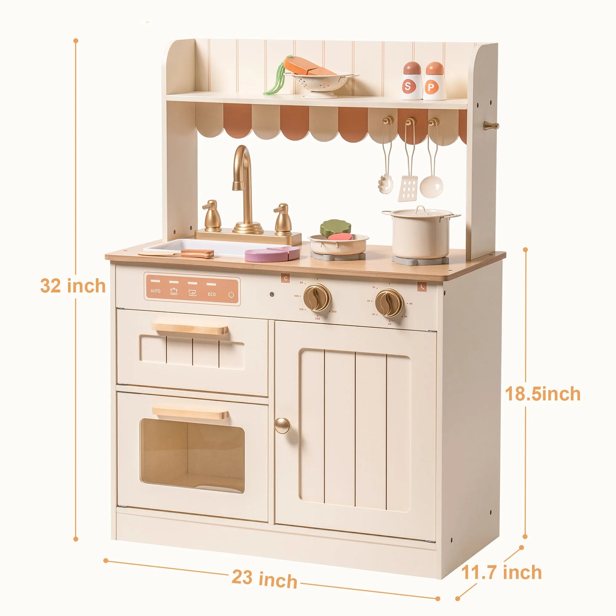 Tiny Chef - Wooden Play Kitchen SenseNest