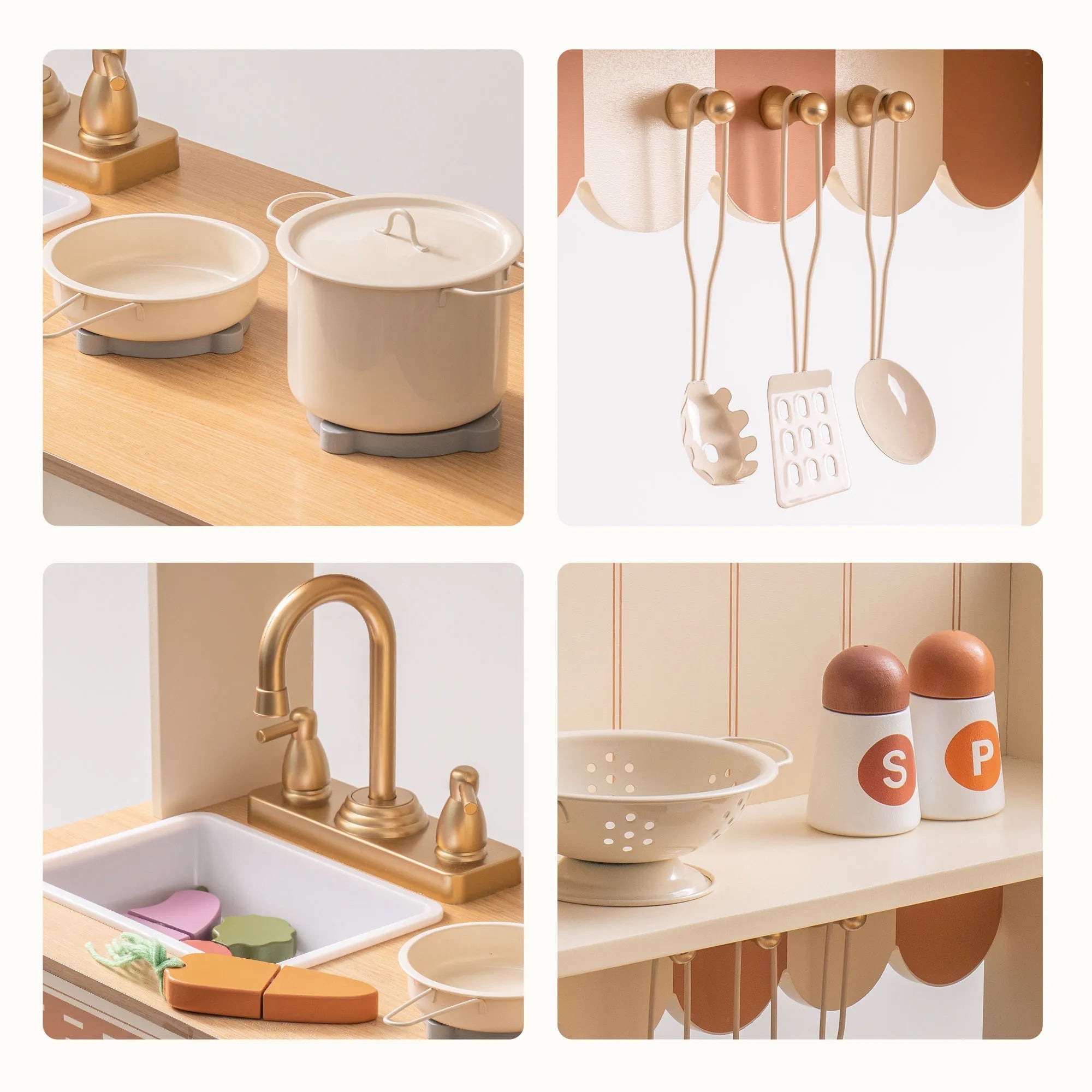 Tiny Chef - Wooden Play Kitchen SenseNest