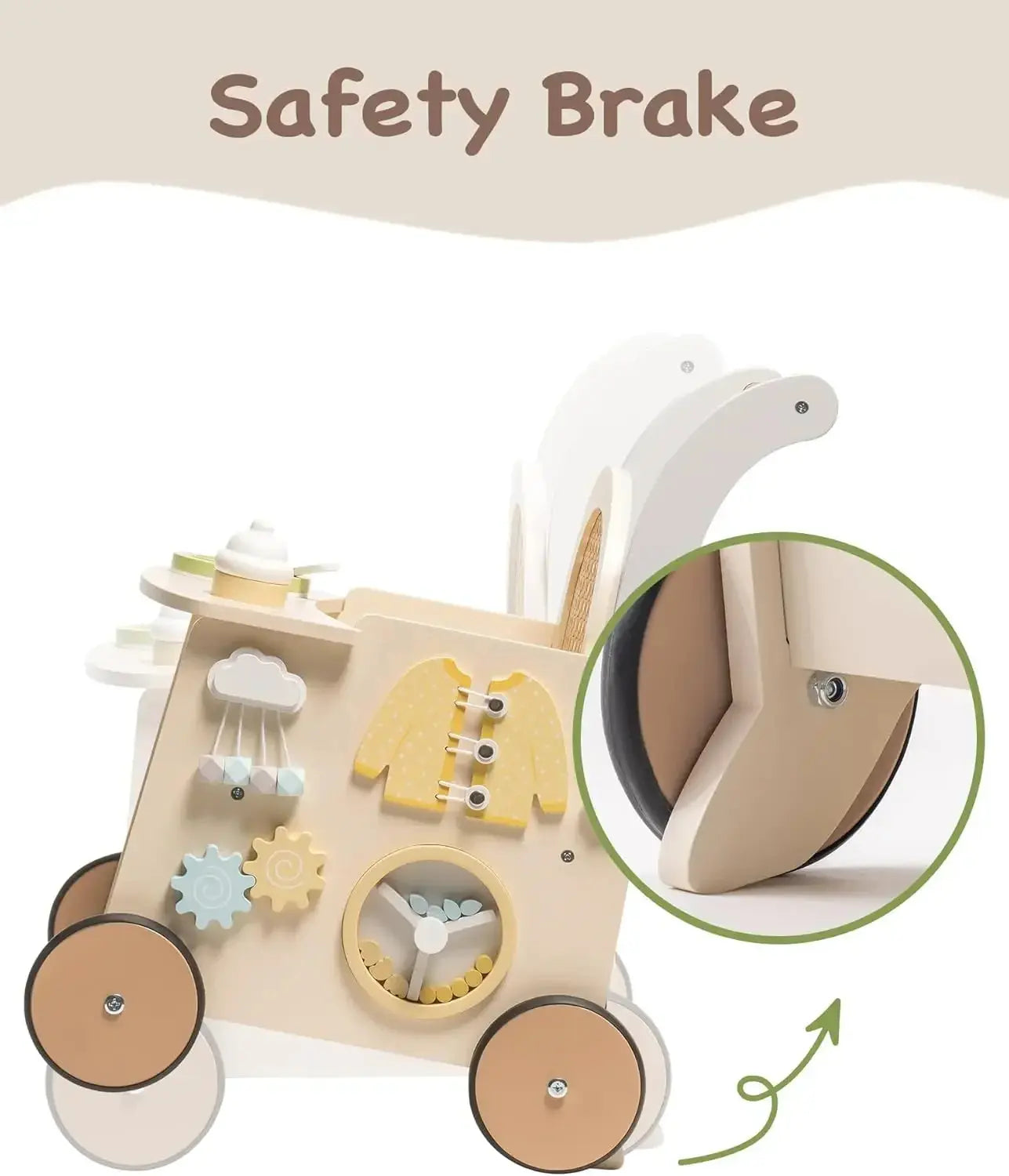 Walk & Play – Wooden Baby Walker SenseNest