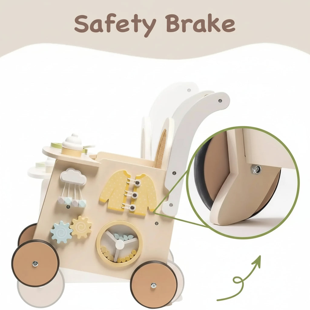 Walk & Play – Wooden Baby Walker SenseNest