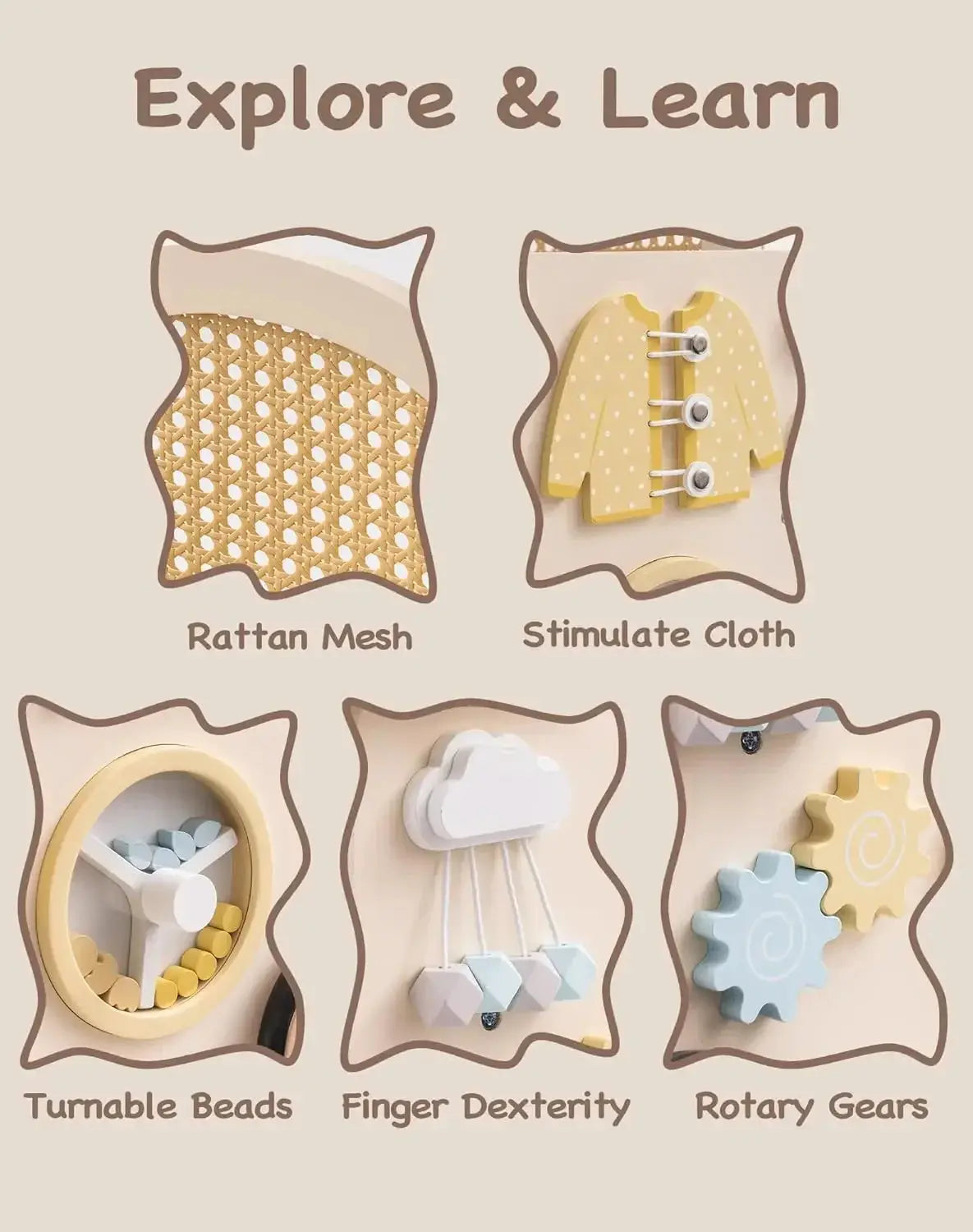 Walk & Play – Wooden Baby Walker SenseNest