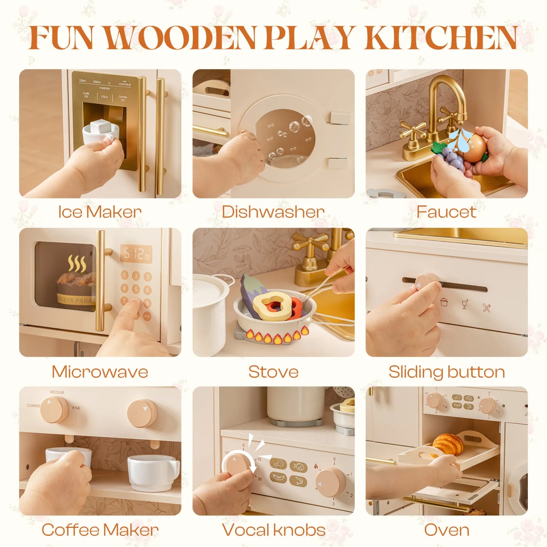 Toddler Chef - Wooden Play Kitchen SenseNest
