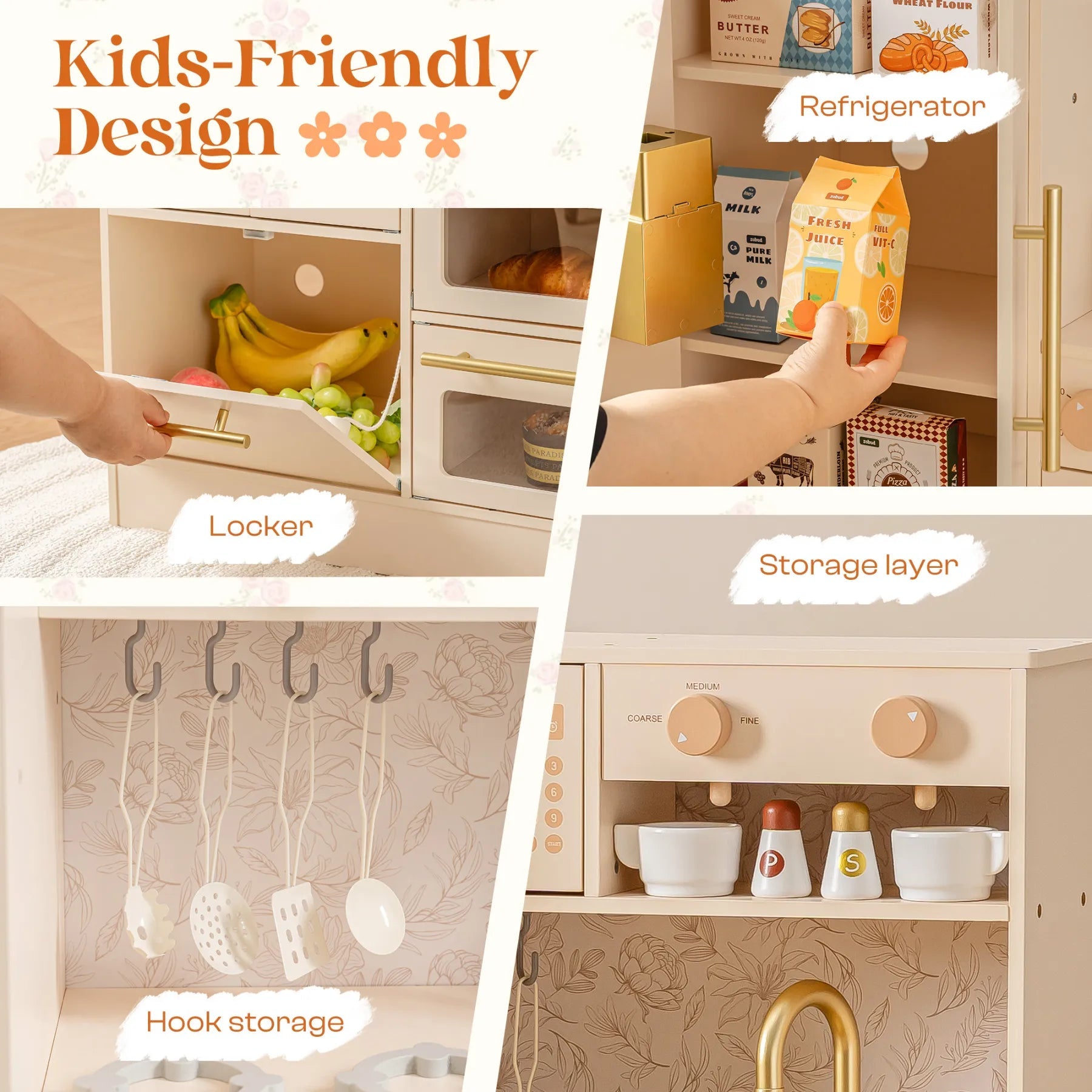 Toddler Chef - Wooden Play Kitchen SenseNest