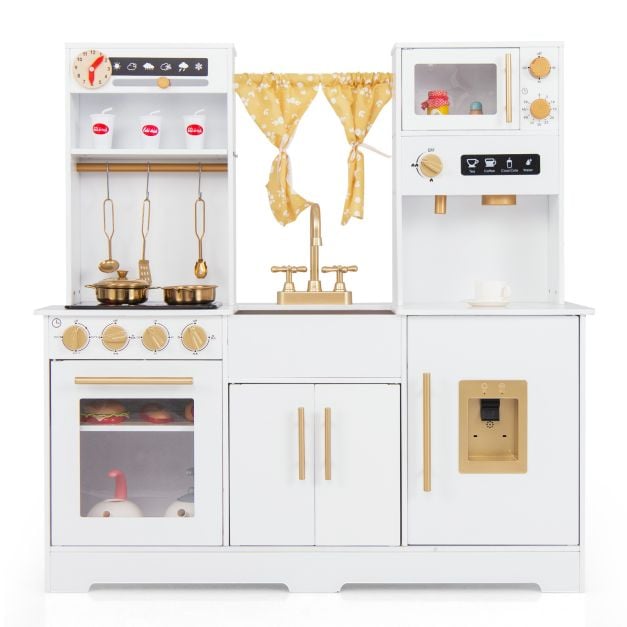 Tiny Chef XL - Wooden Play Kitchen - White SenseNest
