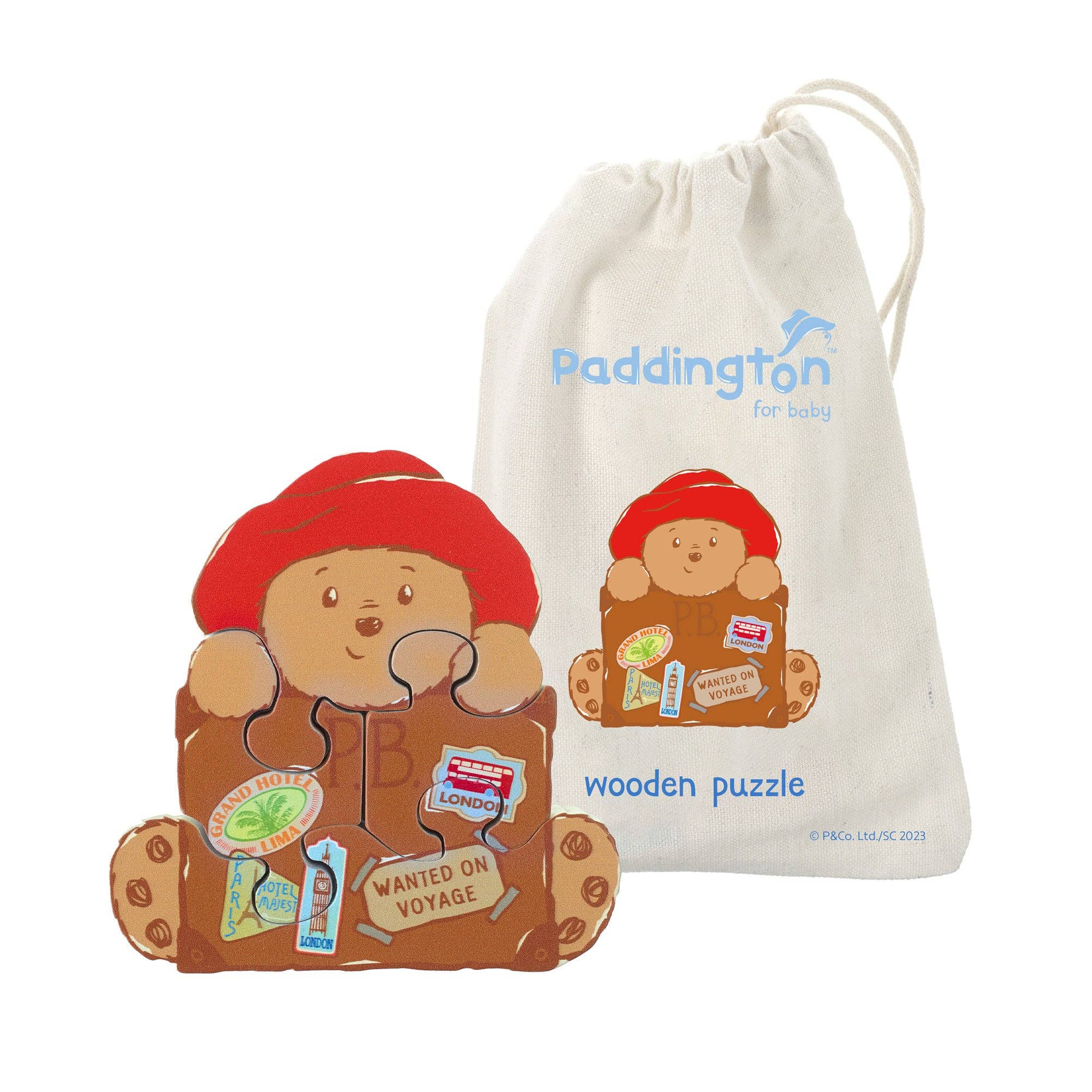 Paddington™ Wooden Puzzle (Suitcase) Orange Tree Toys