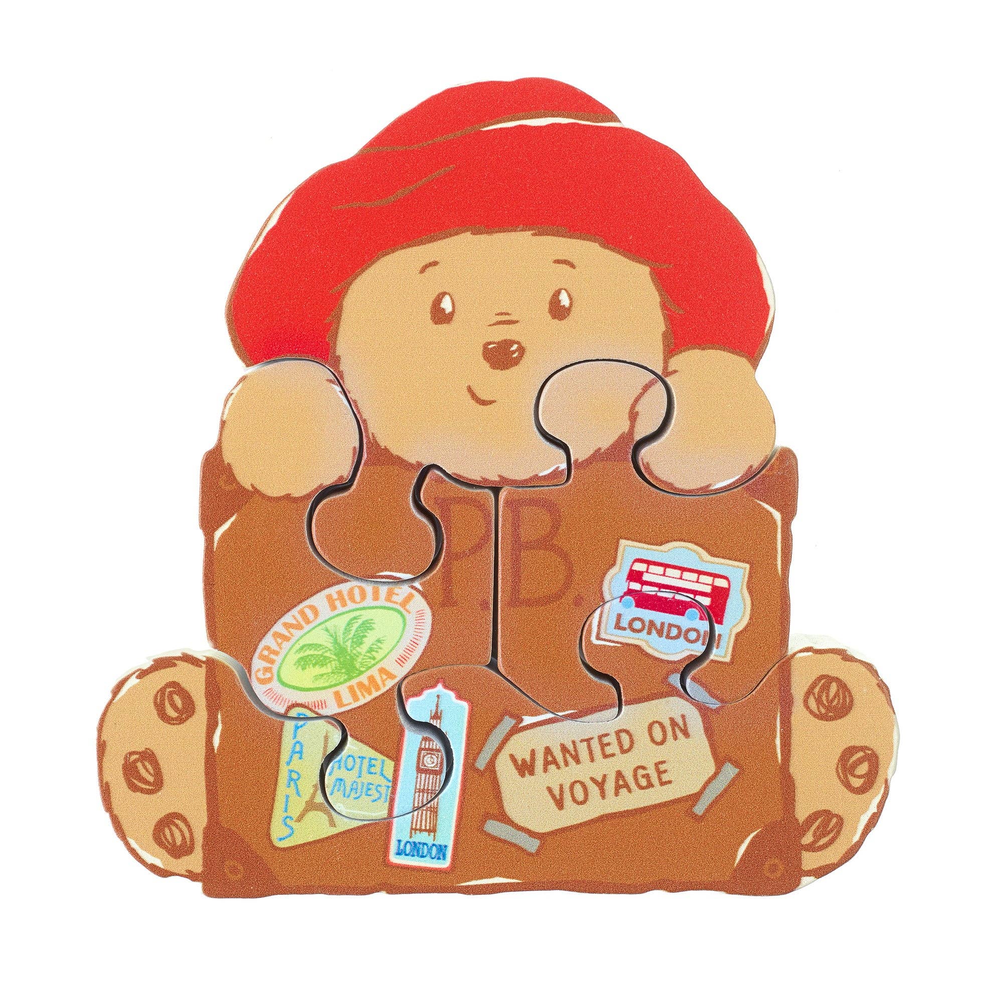 Paddington™ Wooden Puzzle (Suitcase) Orange Tree Toys