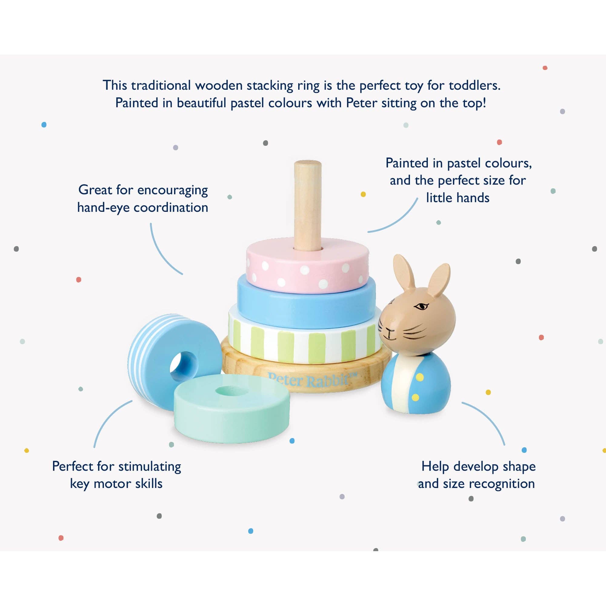 Peter Rabbit™ Wooden Stacking Ring