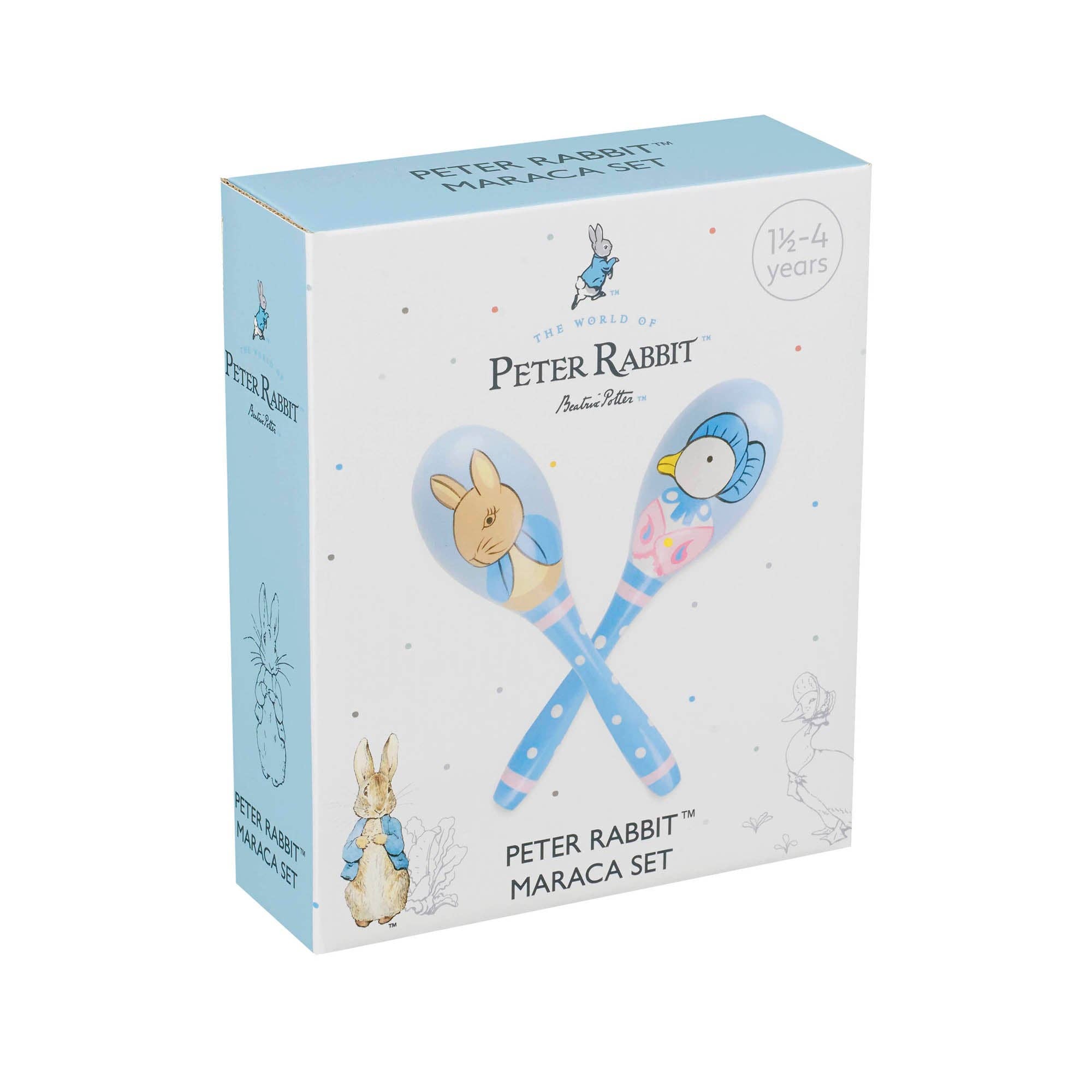 Peter Rabbit Baby Wooden Maracas