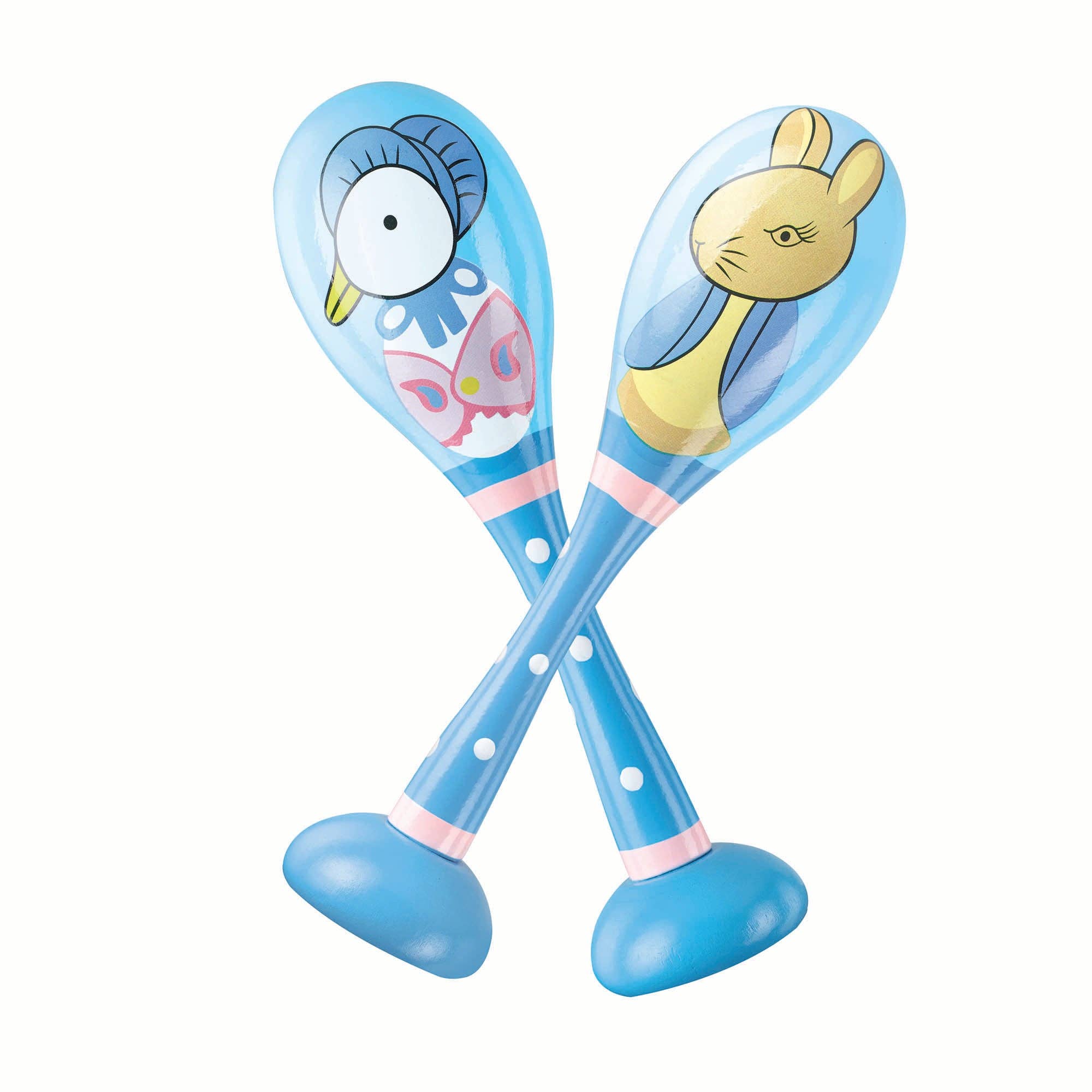 Peter Rabbit Baby Wooden Maracas