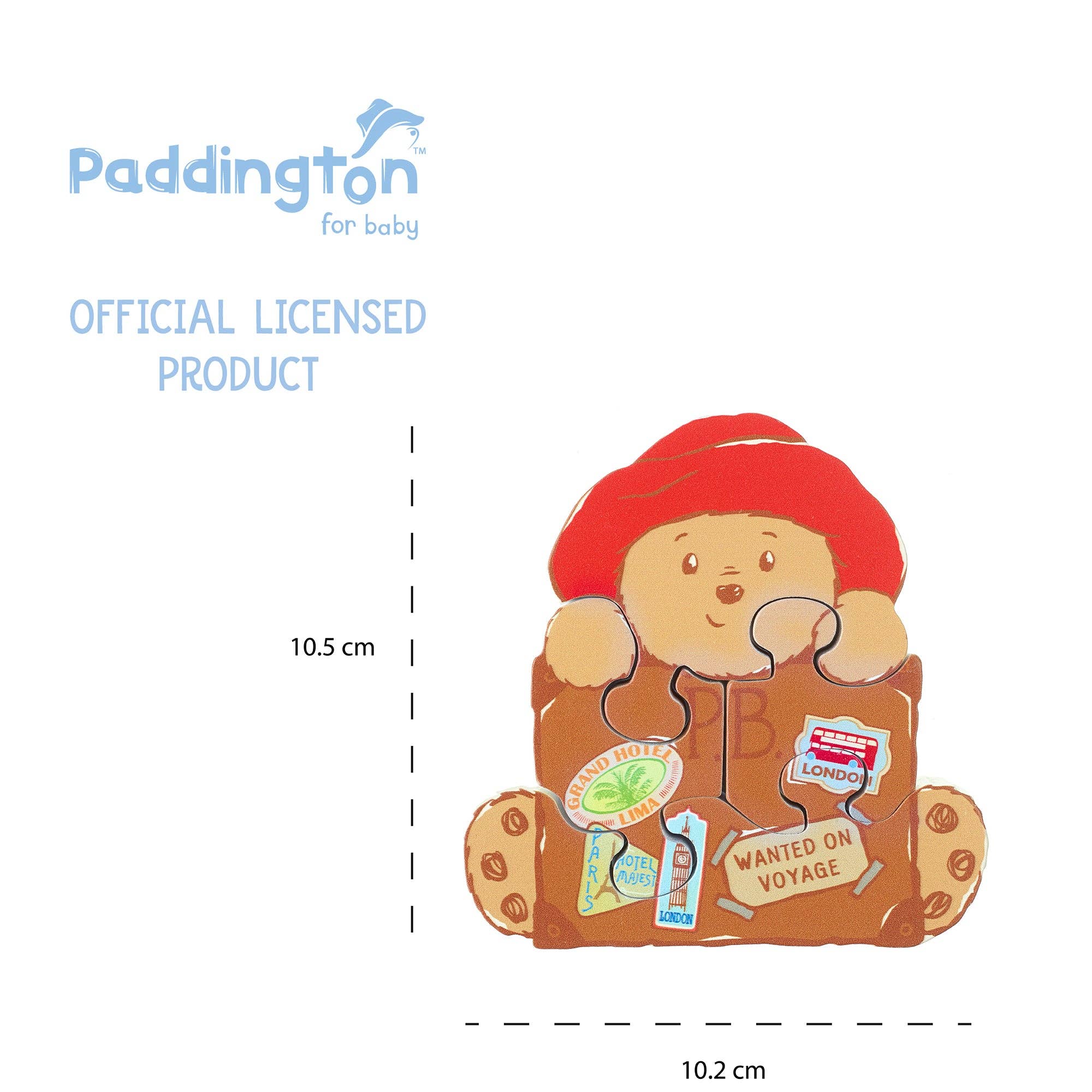Paddington™ Wooden Puzzle (Suitcase) Orange Tree Toys