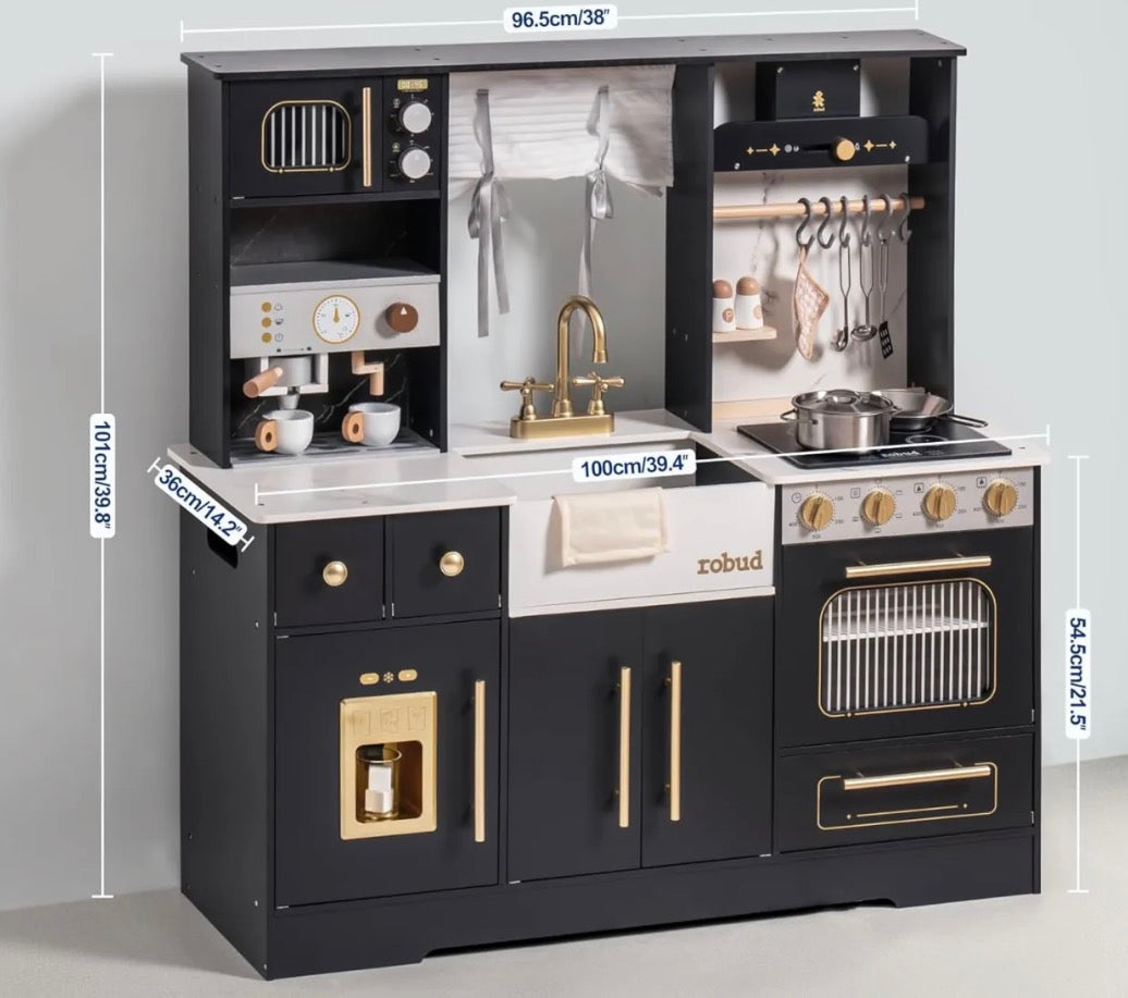 Tiny Chef XL - Wooden Play Kitchen SenseNest
