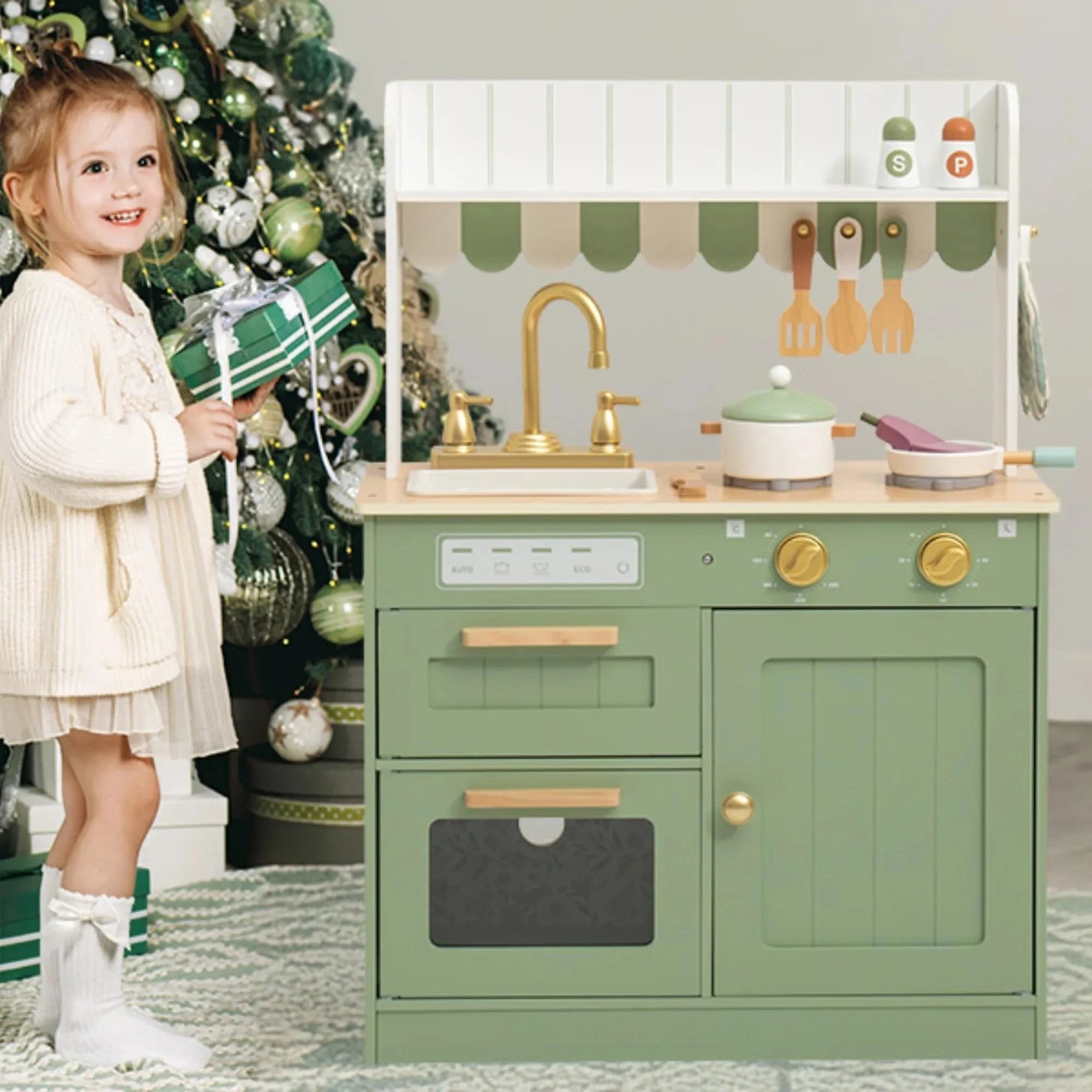 Tiny Chef - Wooden Play Kitchen SenseNest