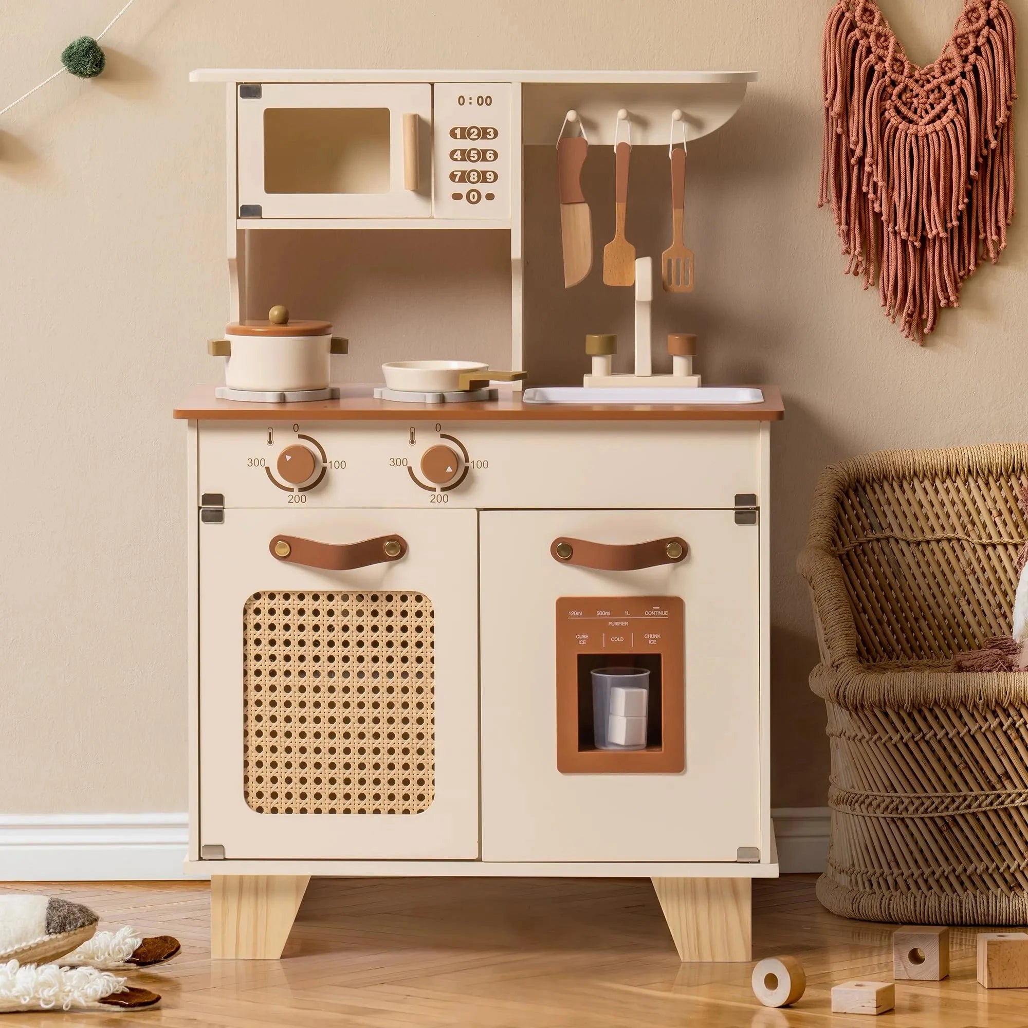 Tiny Chef - Wooden Play Kitchen SenseNest