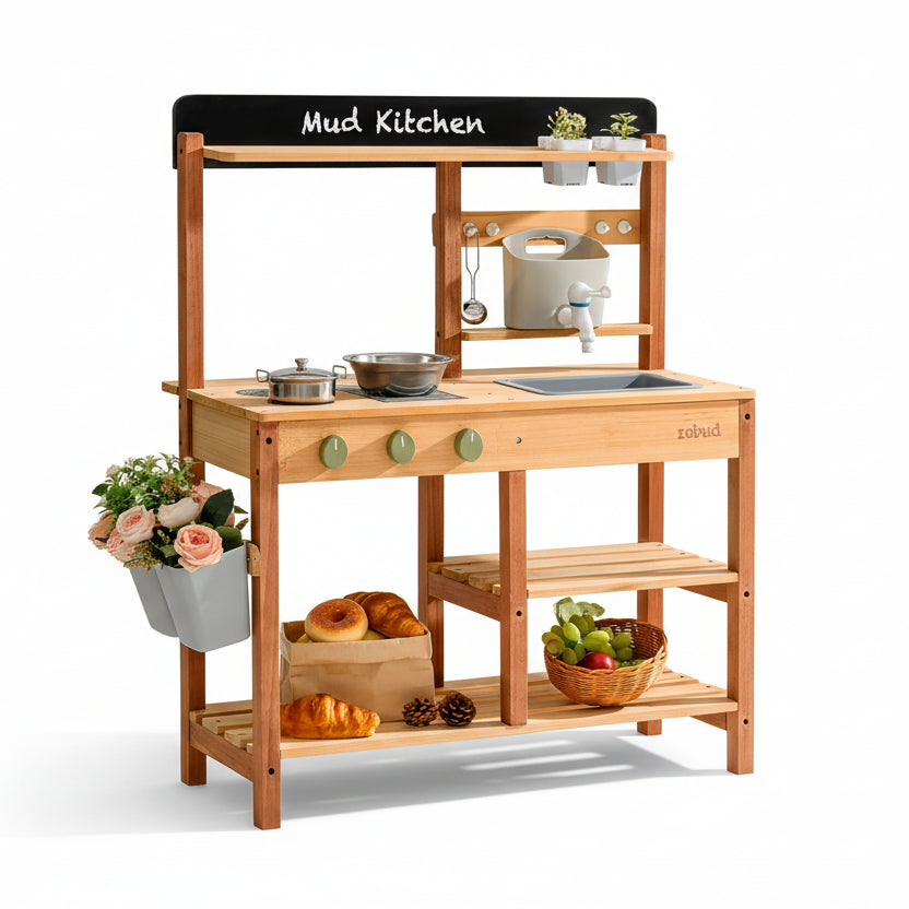 Wooden Outdoor Mud Kitchen