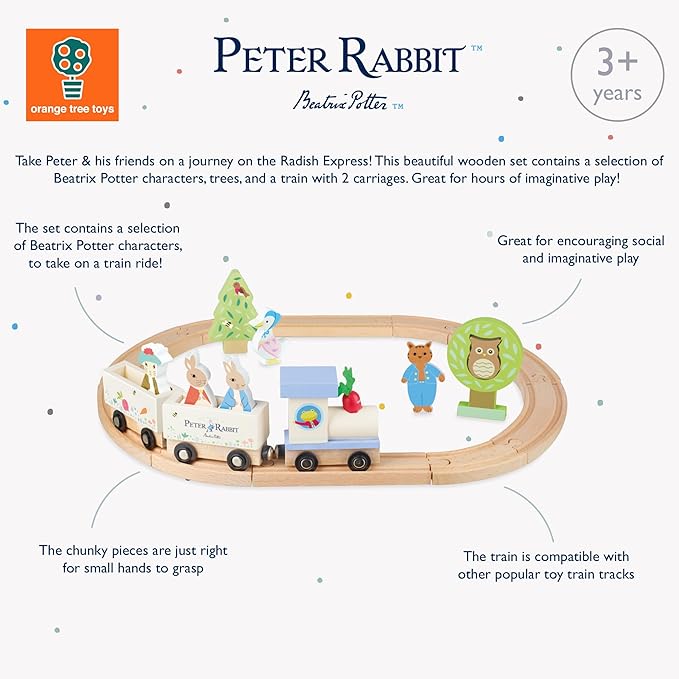 Wooden Peter Rabbit™ Train Set