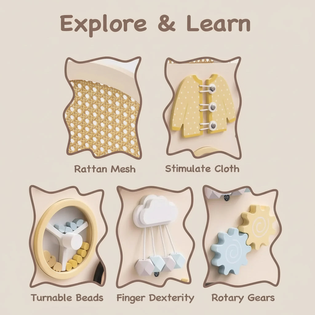 Walk & Play – Wooden Baby Walker SenseNest