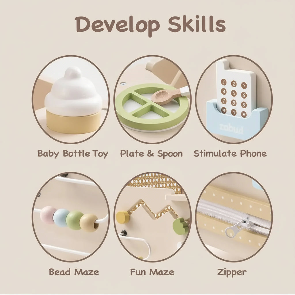 Walk & Play – Wooden Baby Walker SenseNest