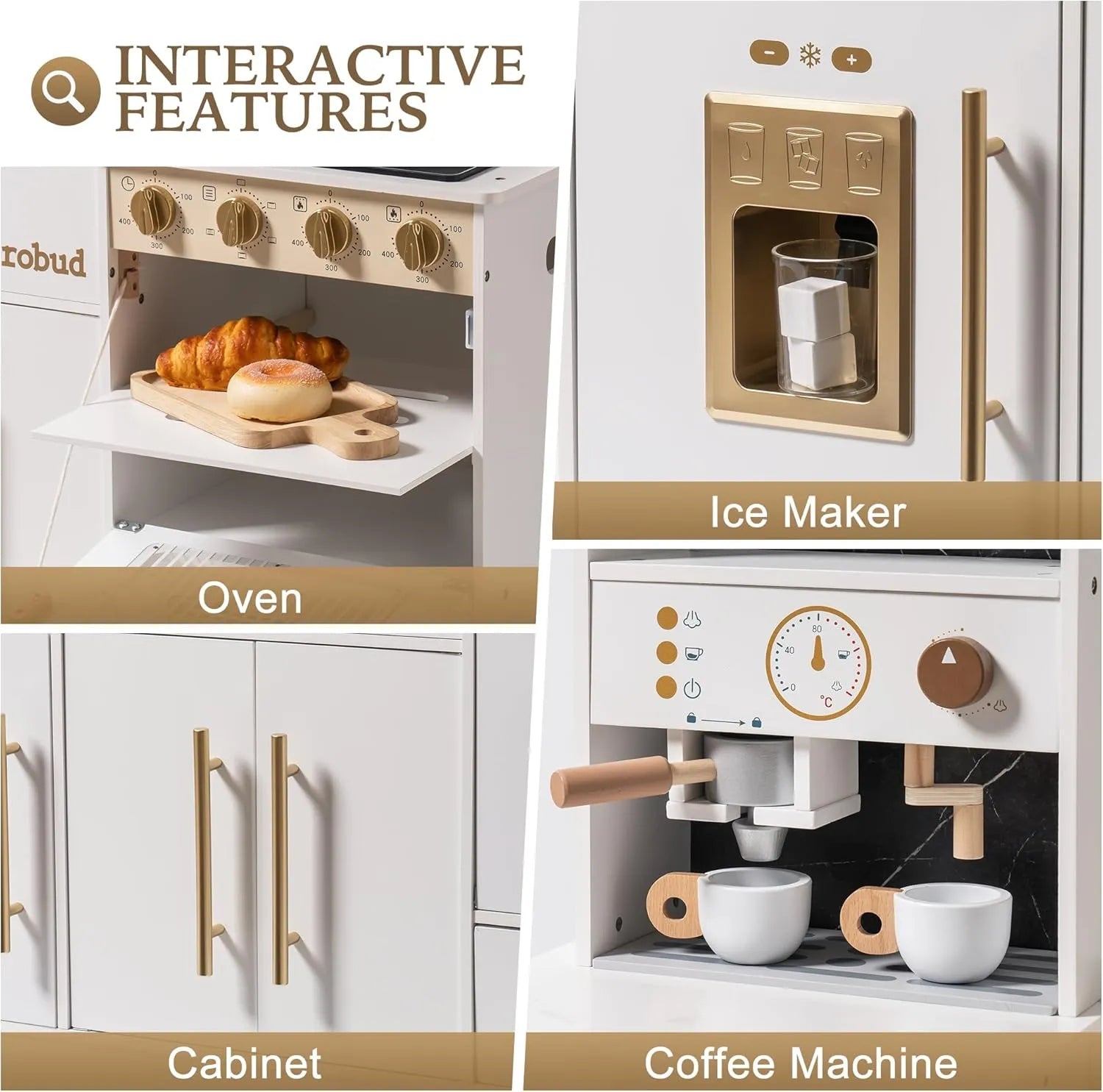 Tiny Chef XL - Wooden Play Kitchen SenseNest