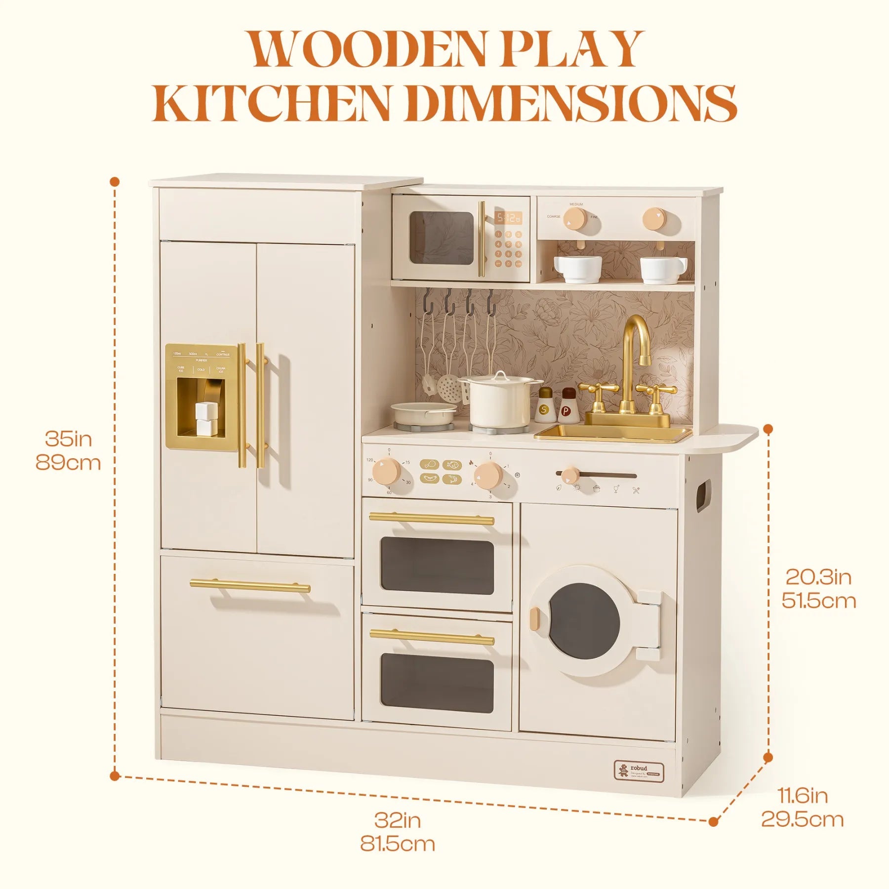 Toddler Chef - Wooden Play Kitchen SenseNest
