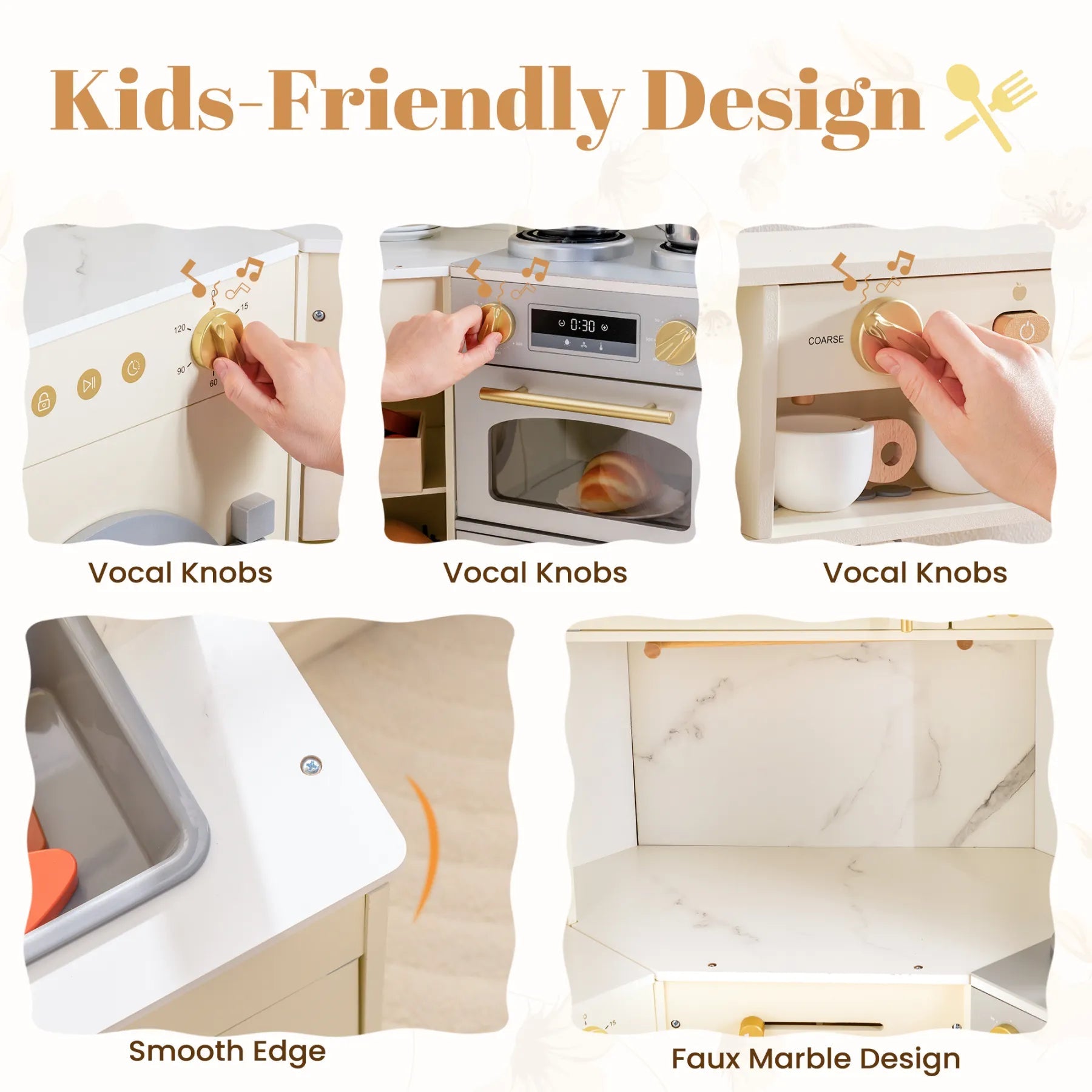 Toddler Chef XL – Luxury Wooden Corner Play Kitchen SenseNest