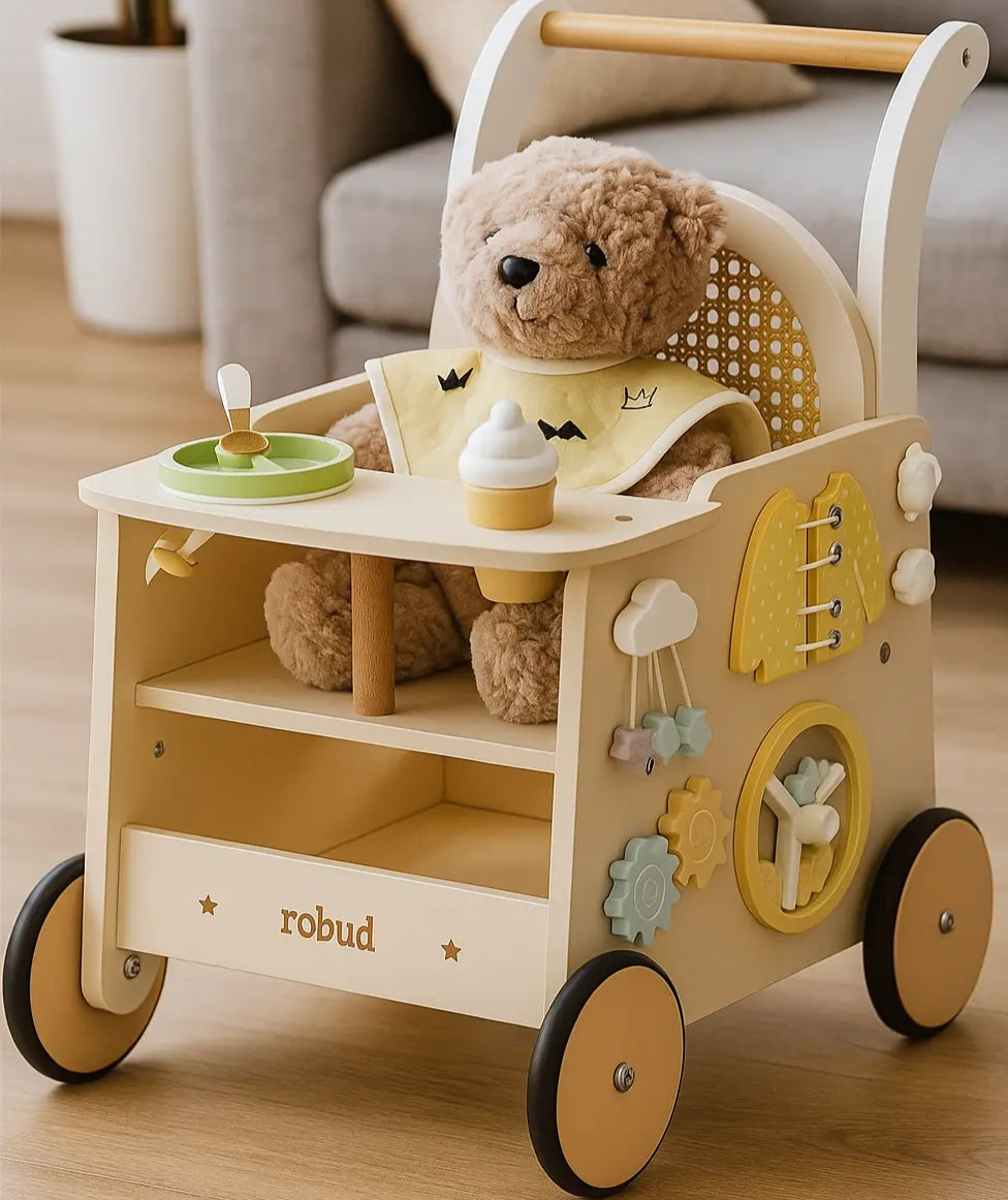 Walk & Play – Wooden Baby Walker SenseNest